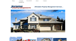 Desktop Screenshot of jeromepropertymanagement.com